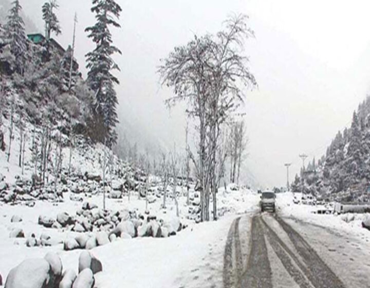 Gorakh Hills Snowfall