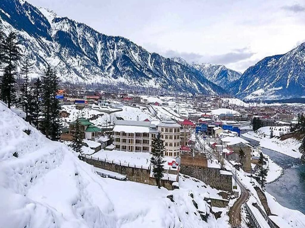 Kalam Valley in Snow