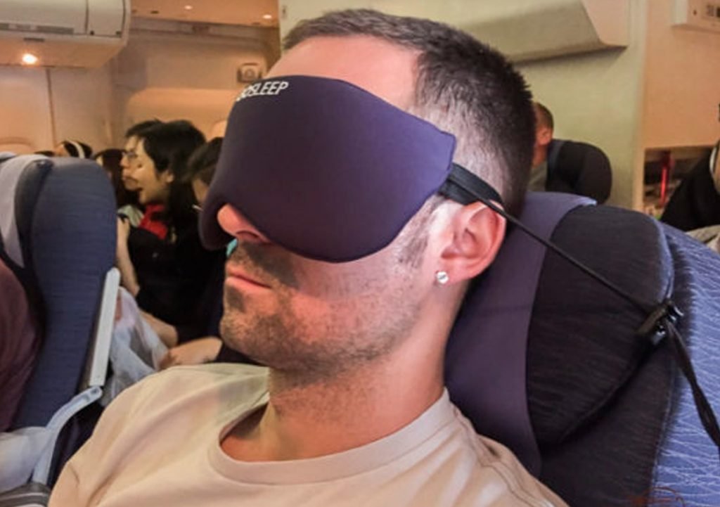 Travel pillow and sleep mask to get a sound sleep
